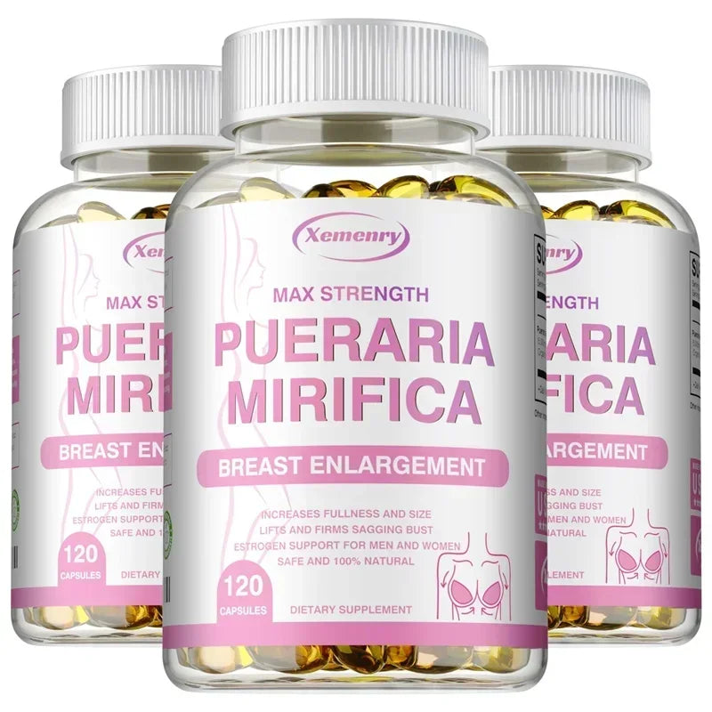 Pueraria Mirifica | Cápsulas Naturales para Busto Firme y Equilibrio Hormonal