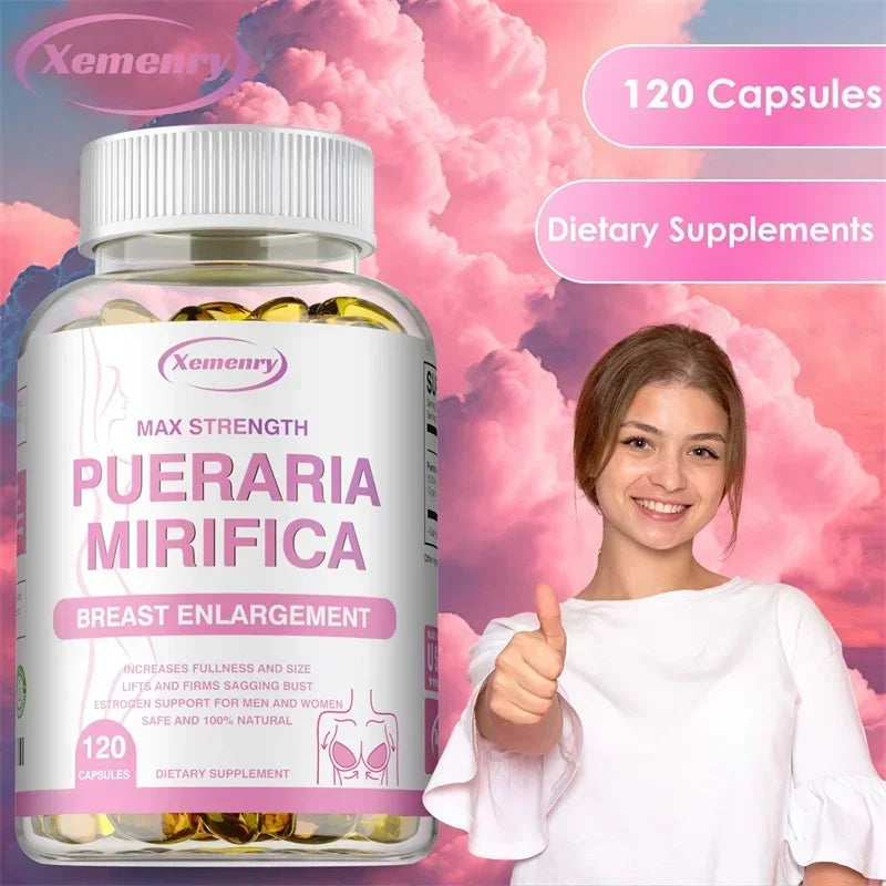 Pueraria Mirifica | Cápsulas Naturales para Busto Firme y Equilibrio Hormonal